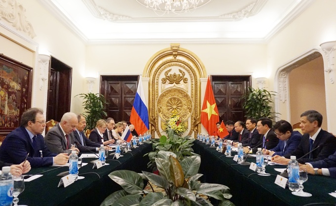 Một ngày của Ngoại trưởng Nga tại Hà Nội